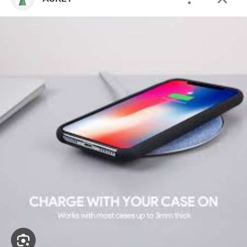 (全新 大牌子 ) Aukey LC-Q4 無線 充電器 充電板