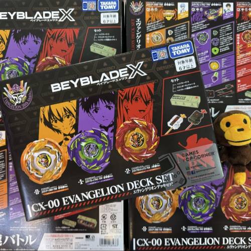 (全新現貨) TAKARA TOMY🇯🇵BEYBLADE X*爆旋陀螺 香港行貨  Evangelion Deck Set 🤖...