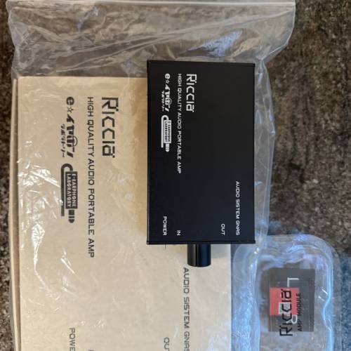 e earphone Riccia A+B set Amp耳擴