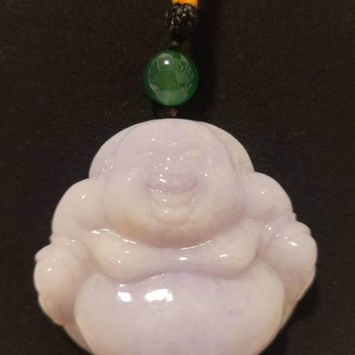 紫羅蘭翡翠彌勒佛（笑佛）