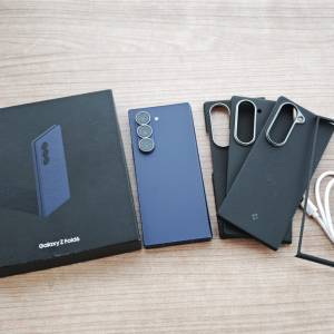 85%新 Samsung Galaxy Z Fold 6 12+1TB Navy 藍色 韓版 單Sim+e-Sim Z Fold6 摺機 ...