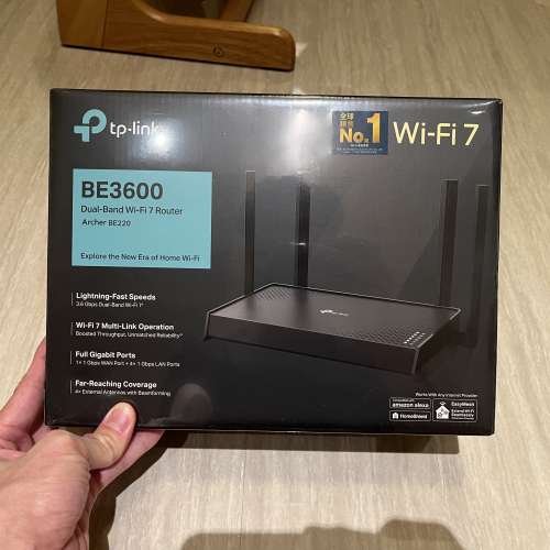 全新TP-Link Archer BE220 - BE3600 Wifi 7 Router