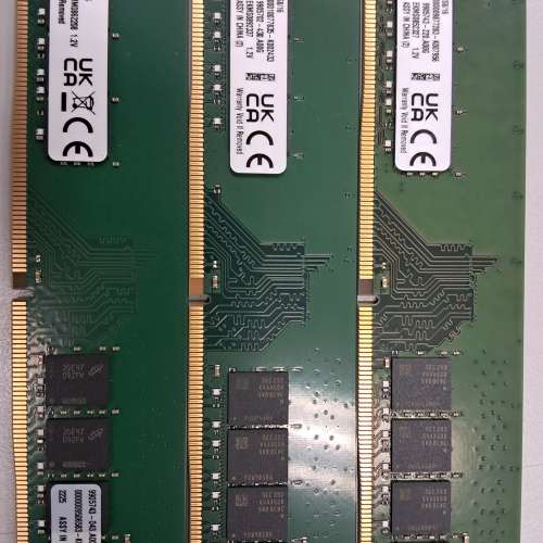 Kingston DDR4 16GB 3200MHz Desktop RAM 桌上型電腦記憶體