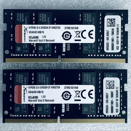 Kingston HyperX DDR4 2400MHZ SODIMM 32Gb(16Gb x2)