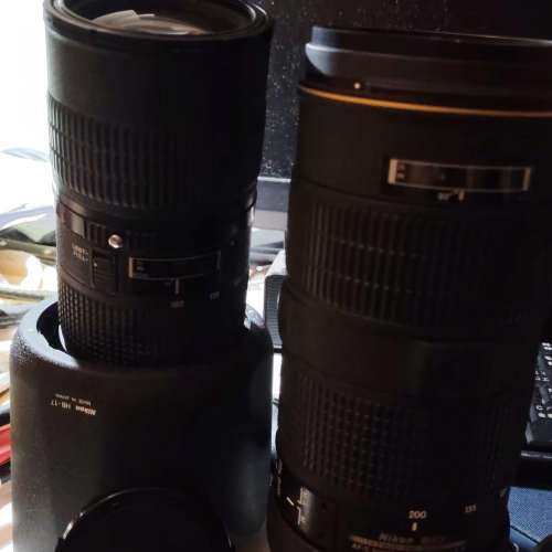 sell my two famous and very useful lens AFD 70-180mm & AFS 80-200MM 2.8 ED=$5200