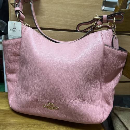 紐約coach（粉）全新吊牌未拆 紐約現貨 終身保養