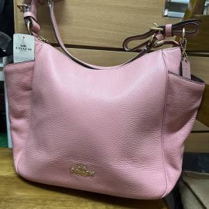 紐約coach（粉）全新吊牌未拆 紐約現貨 終身保養