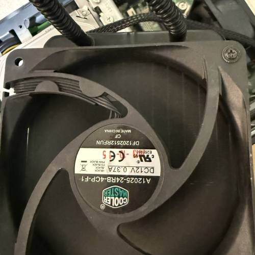 cooler master 風扇x2 ，送120水冷