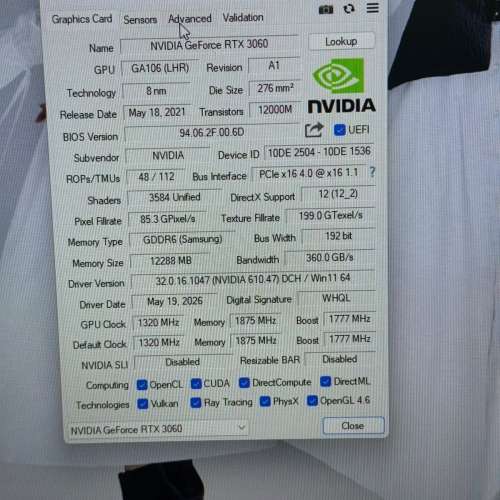 Inno3D GEFORCE RTX 3060 TWIN X2 12G