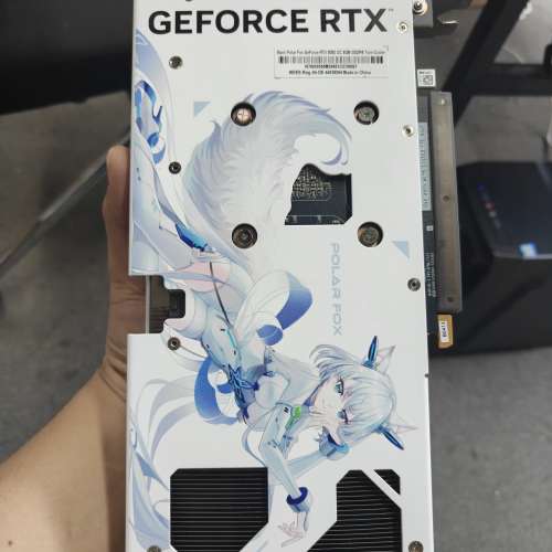 MANLI POLAR FOX RTX 5050 OC 8GB GDDR6 WHITE
