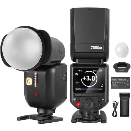 Neewer Z880-N TTL Camera Flash Speedlite for Nikon (Diffuser Kit)