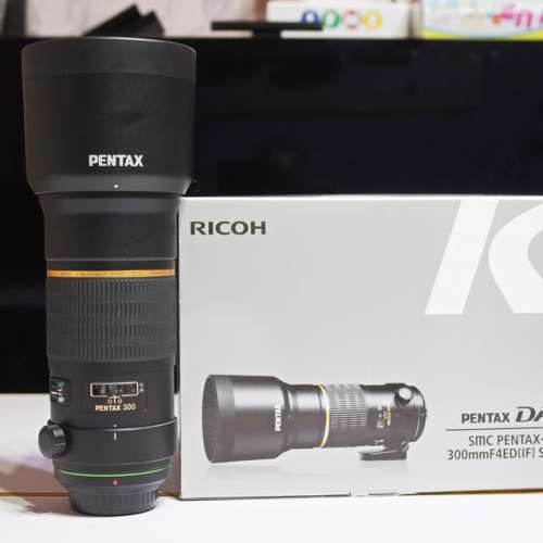 頂級星鏡 SMC DA*300mm f4 ED IF SDM 近全新.極致畫質.全片幅相容. 密閉防塵防水濺...
