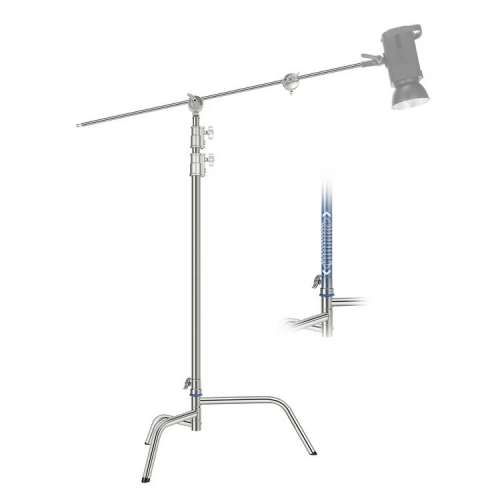 Neewer SC320Q Stainless Steel C-Stand with Boom Arm (10.5')