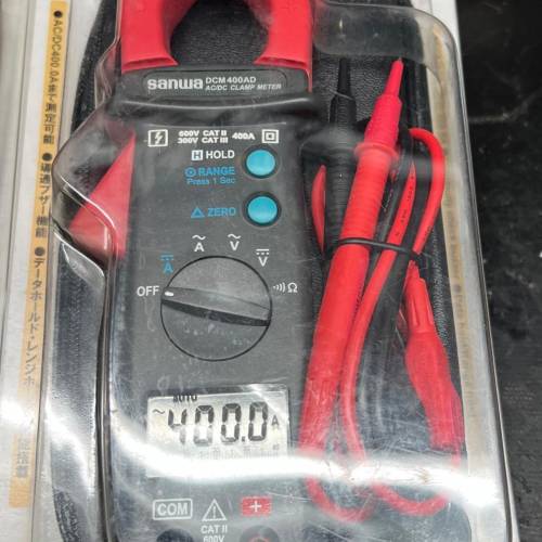 Sanwa新華牌DCM400AD&mdash;AC/DC電流鉗錶
