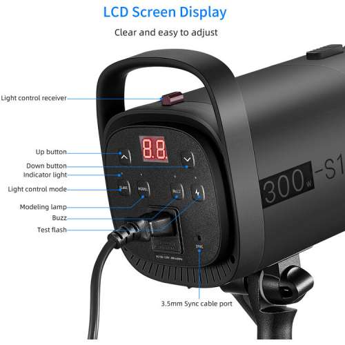 Neewer S101-300W Monolight Studio Strobe Flash