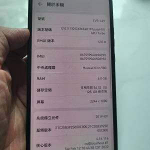 Huawei Mate 20X 4G mpen 單機港版 6+128GB
