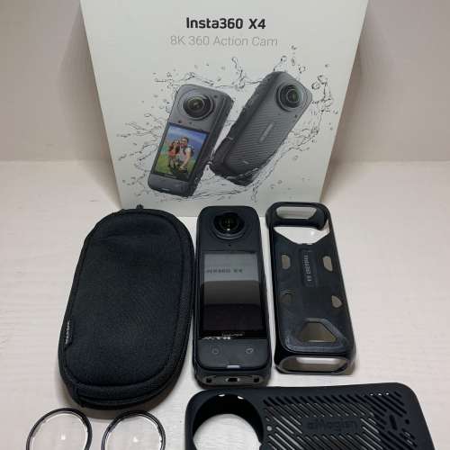 [觀塘實體店] 二手 Insta360 X4 (鏡頭保護鏡+貼Mon貼) 行貨 *S72436* | Insta360 香...