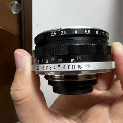 Voigtlander Color-Skopar 35mm f/2.5 MC 鏡頭連 Fotga LM-NEX 轉接環