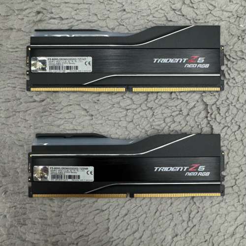 G.Skill Trident Z5 Neo RGB DDR5-6000 CL28 64GB (32GBx2) 黑色 (AMD EXPO)