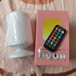 七彩氣氛燈+遙控+指紋觸摸