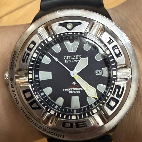 [放售] Citizen 星辰表 Promaster 300m 潛水錶 「煙灰缸 / Ecozilla」BJ8050-08E $...