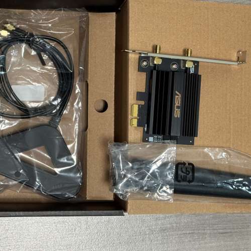 ASUS PCE-AX58BT Wi-Fi 6 (802.11AX) AX3000 Dual-Band PCI-E Wi-Fi Adapter