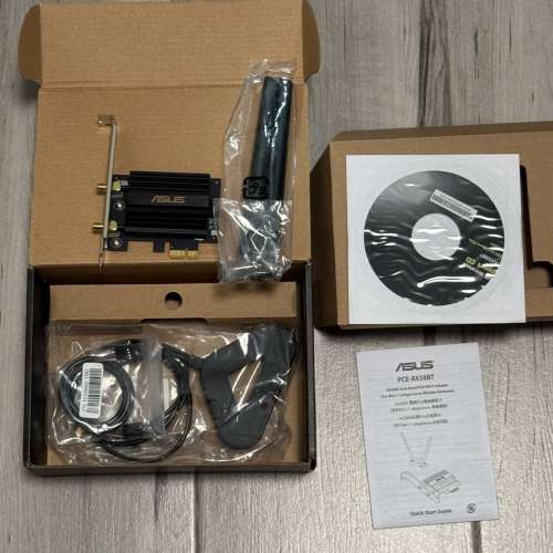ASUS PCE-AX58BT Wi-Fi 6 (802.11AX) AX3000 Dual-Band PCI-E Wi-Fi Adapter