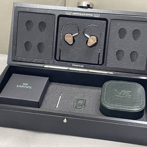 【終極夢幻套裝】Vision Ears Erlk&ouml;nig Black Edition「黑魔王」+ Effect Audio C...