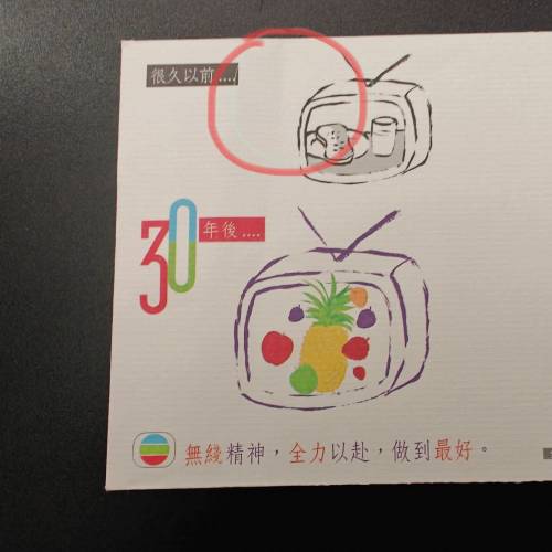 TVB三十週年紀念封