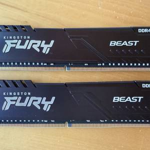 Kingston FURY Beast 64GB (2x32GB) DDR4 3200MHz Kit