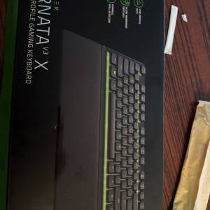 淨開左盒Razer Ornata V3 X Low Profile Gaming Keyboard