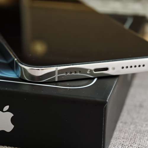 剛開封 Apple iPhone 12 Pro Max 銀色 256GB 100%電