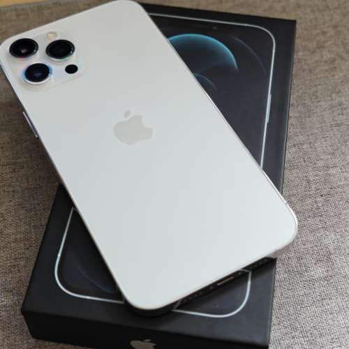 剛開封 Apple iPhone 12 Pro Max 銀色 256GB 100%電
