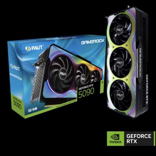 Palit GeForce RTX 5090 GameRock 32GB GDDR7 PCI-Express Graphics Card