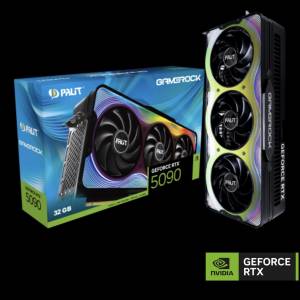 Palit GeForce RTX 5090 GameRock 32GB GDDR7 PCI-Express Graphics Card
