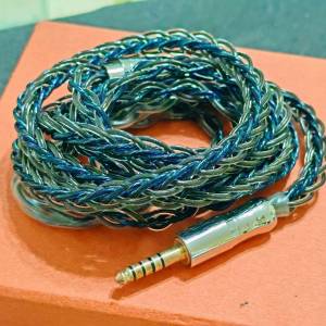 單晶銅+銅鍍金+黑金+特殊油浸處理 工廠樣版2pin 4.4 極新