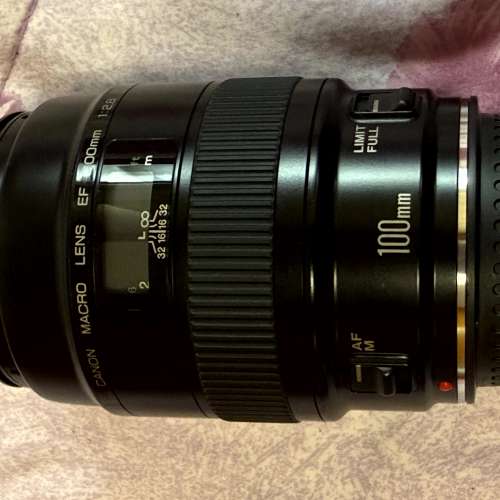 二手 98成新CANON EF100mm f/2.8 Macro 微距 自動對焦鏡頭