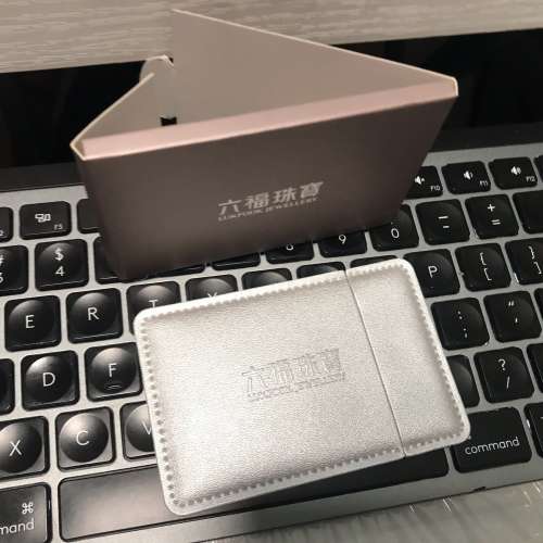 🎁 LUKFOOK JEWELLERY Stainless Steel Portable Cosmetic MIrror NEW 全新 六福珠...