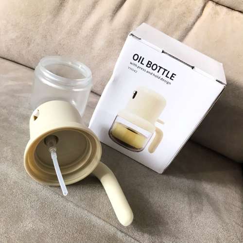 🍚 Bane Oil Dispenser Sprayer Bottle 180ml WHITE NEW 全新 按壓式 玻璃噴 油壺 ...