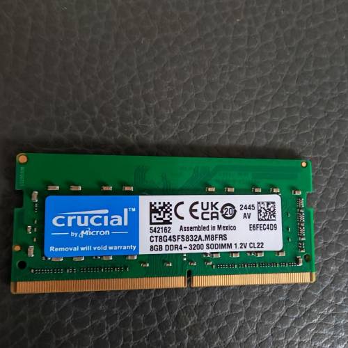 Kingston laptop ddr4 ram / 8GB/ 3200mhz