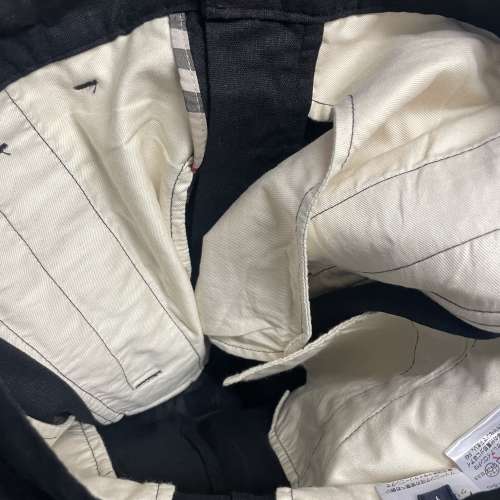 全新Burberry Black Label 麻棉短褲