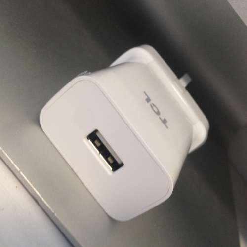 📱TCL 18W Travel Adapter USB (Adaptive Fast Charging) Mobile Charger USED 充...