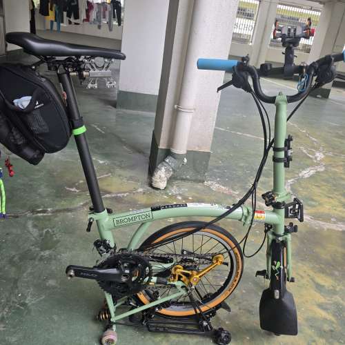 Brompton S6L Matcha green 抹茶綠 名廠自行車