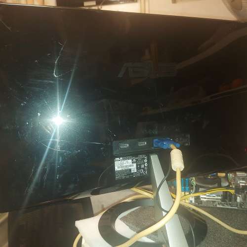 屯門良景輕鐵站交收 ASUS 23吋 Full HD LED 內置喇叭 顯示器 VX238H 連火牛及底座 (...