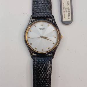 罕有全新Vintage Seiko 1990 Galaxy Slim Quartz Watch w/Sun-Burst Dial