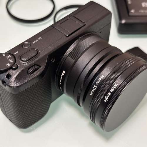 95%新 Ricoh GR iii 連廣角 微距鏡 大量配件