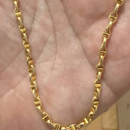 意大利 18K 750 黃金 頸鏈 長約22吋 大體靚款 $8999