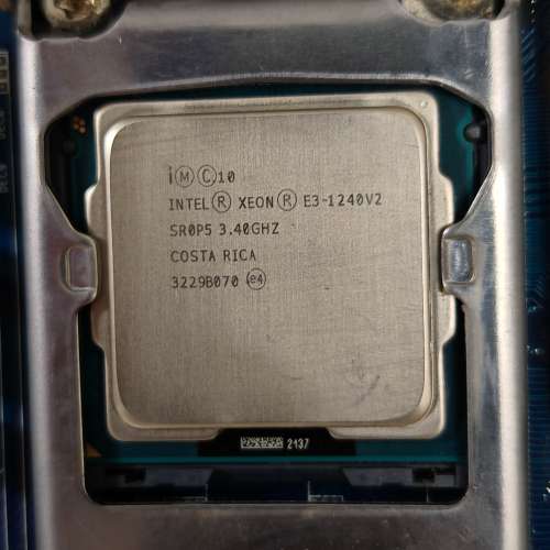 抵玩LGA1155套裝 E3-1240v2 + B75大板 + 4G RAM x2 (送i5 3550+原廠散熱+B75M副板) ...