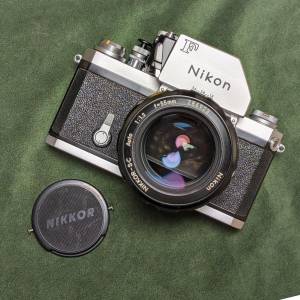 (新淨)Nikon F + 55mm f1.2
