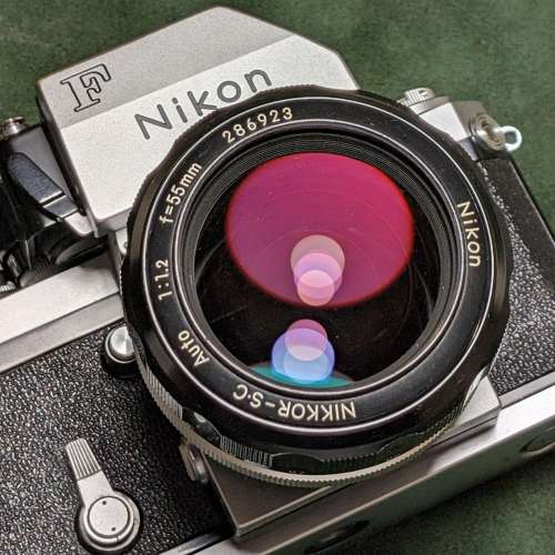 (新淨)Nikon F + 55mm f1.2